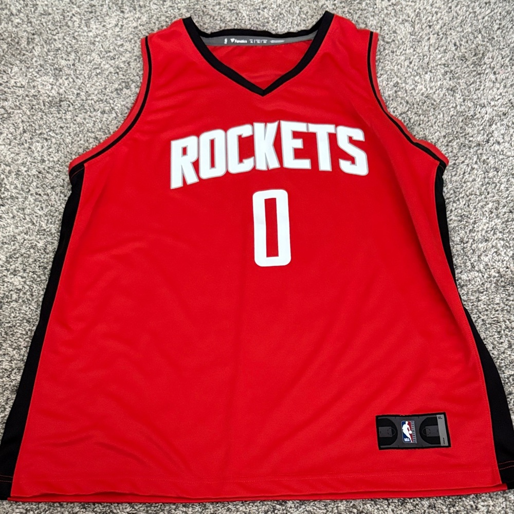 NBA Red and Black Team Basketball Jersey Jaylen Green